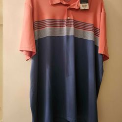 New mens size XL St John Bay polo shirt (92%Polyester 8%spandex)