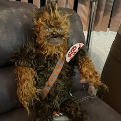 Star Wars Chewbacca Plush 22" Wookie Chewie Disney Doll 