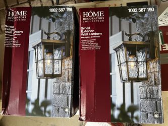 2 Home decoration collection Small exterior wall lantern