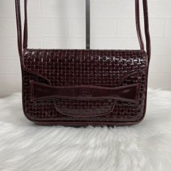 Fendi Shoulder Bag  Red Leather