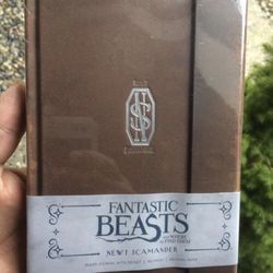 Newt Scamander Journal Notebook Fantastic Beasts Harry Potter The Noble Collection!!!new!!!