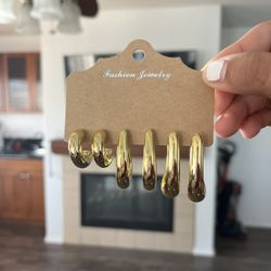 Pack Of 3 Earrings