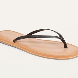 Women's Old Navy Faux-Leather Capri Sandals Size 9 