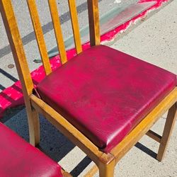 Hardwood Chairs Mid Century Oak