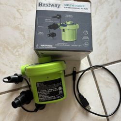 Rechargeable air pump