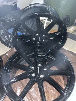 Gloss Black Wheels Size 19 & 5-108 Bolt Pattern 