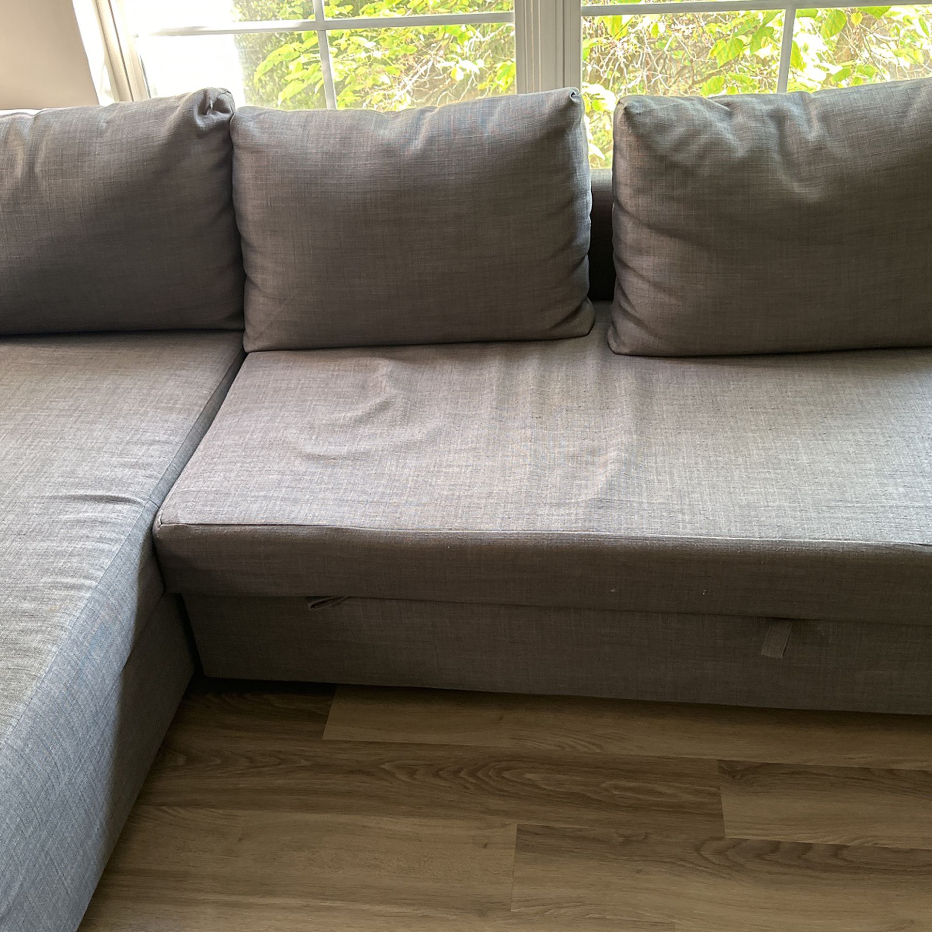 Sleeper sectional,3 seat with storage