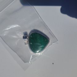 Agate Silver Pendant 