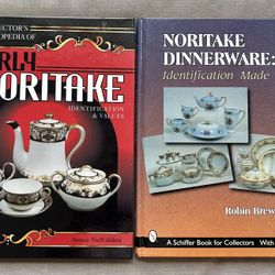 Lot of 2 Noritake Dinnerware Identification HC Books Collector Books & Schiffer