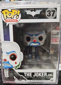 Funko Pop The Dark Knight  37 The Joker Bank Robber Vaulted NIB RARE includes Armor Case