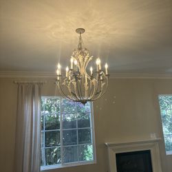 3 Matching Chandeliers & Sconce 