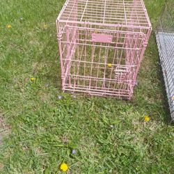  Little Pink Girl Dog Cage Small Chiwawa Kennel Doghouse 