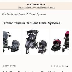 Baby Trend Jogger Travel System Stroller New 