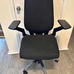Modern Black-Steelcase- Gesture- Office-Desk-Chair
