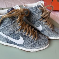 Rare - Nike x Liberty Wedge Dunks. Never Worn 