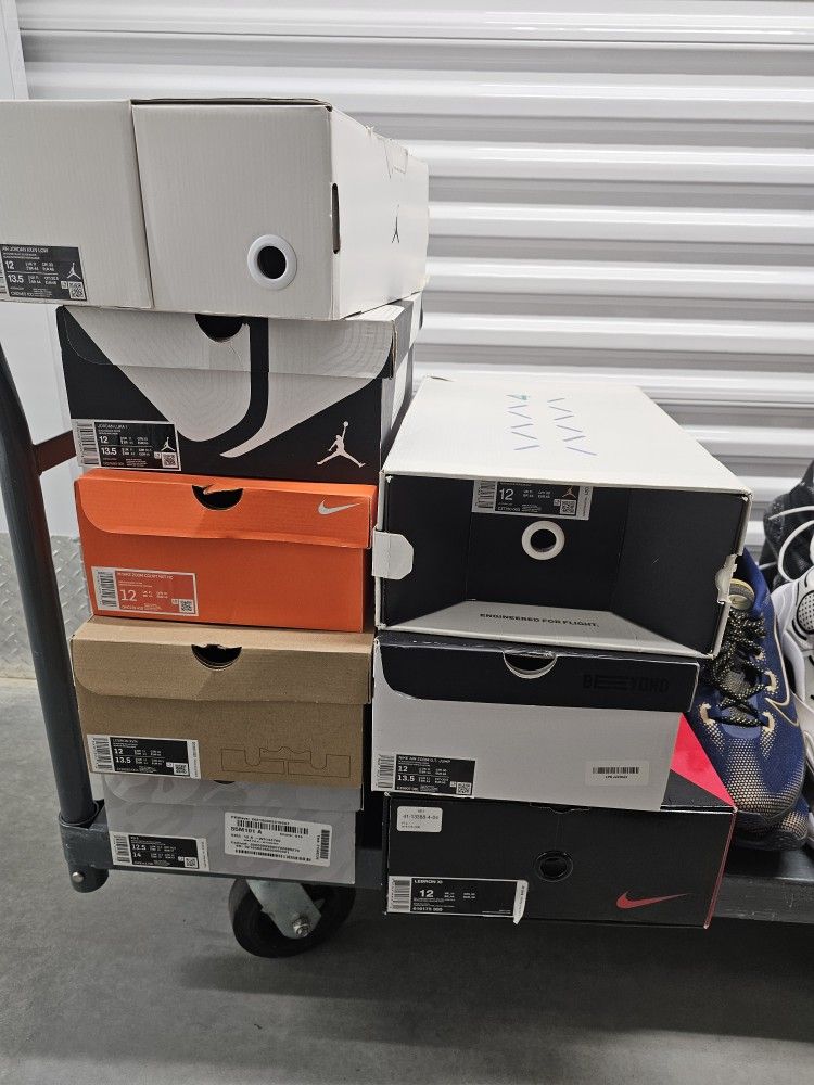 26 Pairs Of Mens Shoes Mainly Size 12