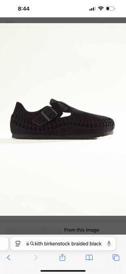 Kith London Braided Black Birkenstocks