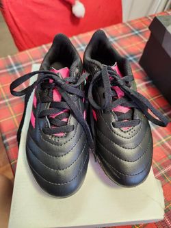 Pink Adidas Soccor Cleats