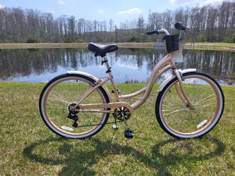 Kent Bicycles Women's Cruiser Bicycles For Sale Rose Gold Kent Women's  Cruiser Bike 26 Inch 26" Kent Bayside