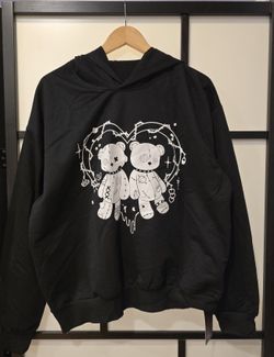 Black Teddy Bear Sweatshirt
