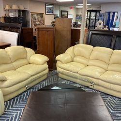 Leather Couch 