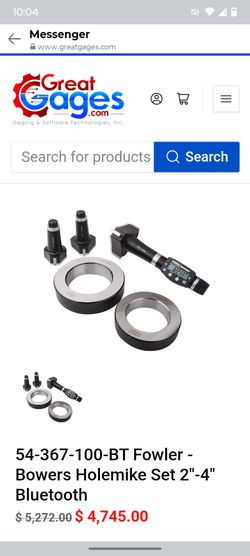 Fowler bowers 2-4" bore mic