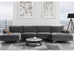Sectional Grey Sofa 