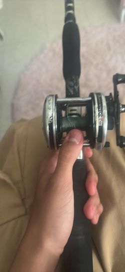 Shikari antique custom rod with abu Garcia ambassador