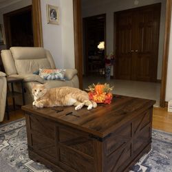 Farmhouse Lift Top Coffee Table with Storage