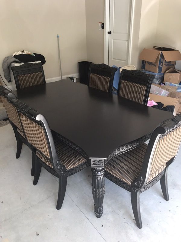 Ashley Millennium Britannia Rose collection.. Dining room table