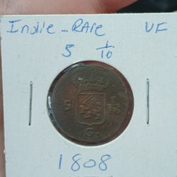 Rare Indie Coin 1808
