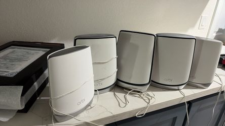 Orbi with router and extenders