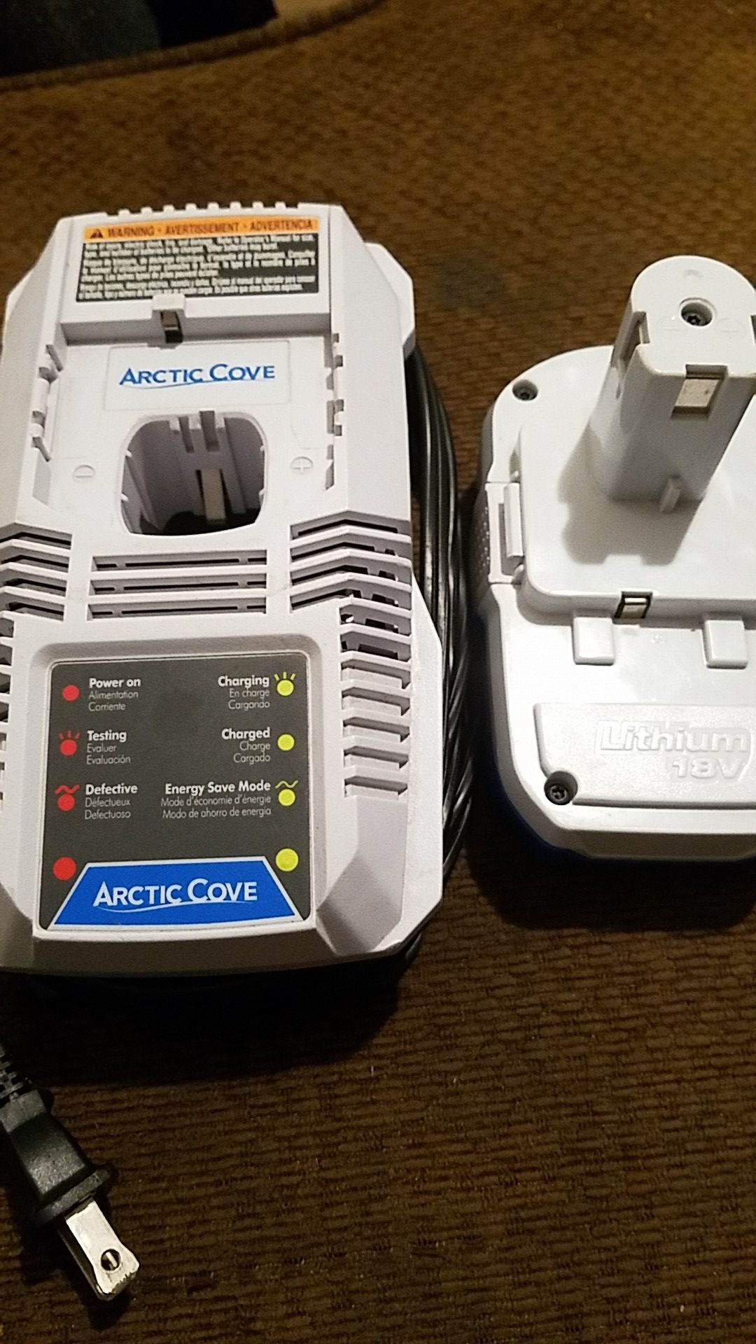 Arctic Cove MAC118 Lithium-Ion Battery Charger