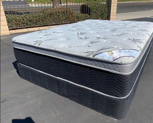 Queen Orthopedic Bamboo Pillow Top!•••