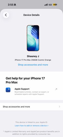 iPhone 17 pro max cosmic orange
