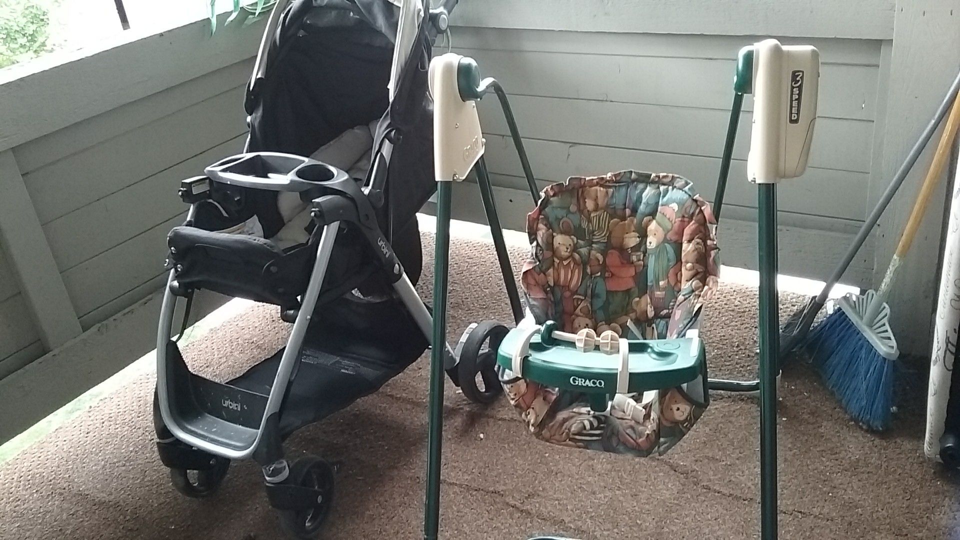 Stroller and stand