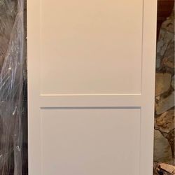 Custom White Shaker Style Pantry Doors