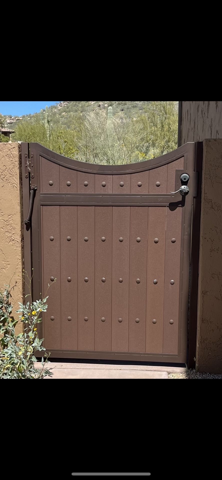 Pedestrian Yard Gate 4’x6’ Custom Design