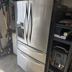  Whirlpool 4 Door Refrigerator 