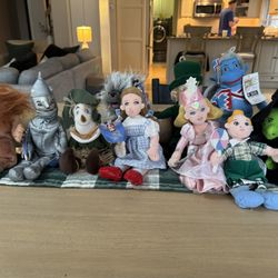 Wizard Of Oz Beanies - Set Of 10, Vintage 1998
