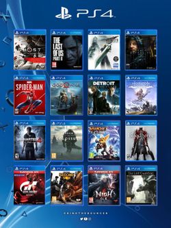 Download all PlayStation 4 games to a flash drive at a very reasonable price.