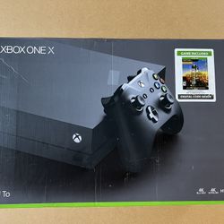 XBox One X Console w/Accessories & Games 