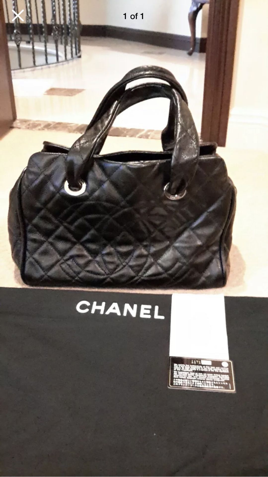Authentic Chanel Large tote
