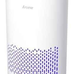 AROEVE Air Purifiers for Bedroom Home, 3 Layer Filter for Smoke Pollen Allergies Pet Dander Odor, Sleep Mode for Better Sleep, Energy Saving, 3 Speeds