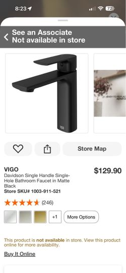 Bathroom sink faucet