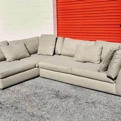 City furniture Sectional Sofa Kevin Charles Grey
