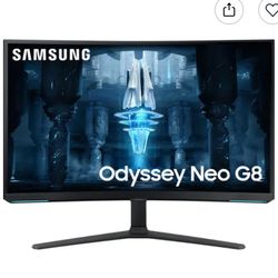 Samsung - 32" Odyssey Neo G8 Curved 4K