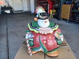 Snowman Cookie Jar