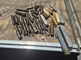 Endmill Machinist Drill bits Shop Garage Tools Tool Metal Steel Mill Work