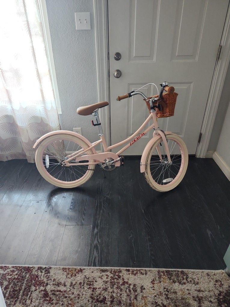 Aceger Pink Girls Cruiser Bike